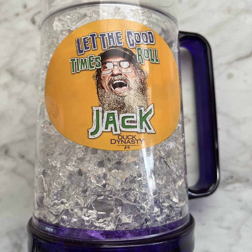 Jack Insulated Mug with Purple Handle